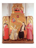 The Annunciation with St Cosmas and St Damian 1409